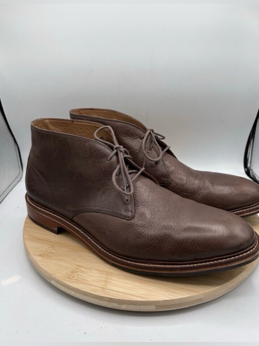 Cole Haan Barron Brown Leather Chukka Boots Men’s 11.5 Lace-Up Ankle Boot